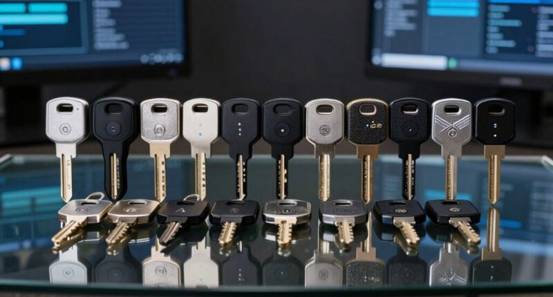top crypto security keys
