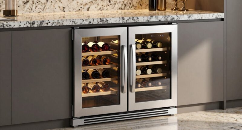 top dual zone wine coolers