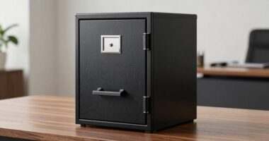 top fireproof lockable safes