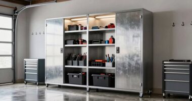 top garage storage cabinet systems