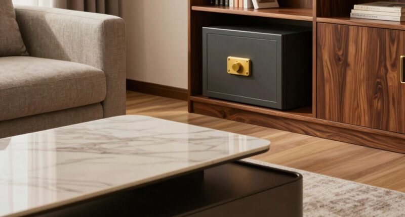 top hidden safe furniture