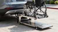 top hitch mounted electric wheelchair lifts