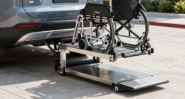 top hitch mounted electric wheelchair lifts
