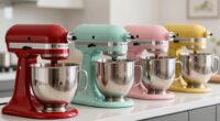top kitchenaid mixer colors