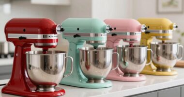 top kitchenaid mixer colors
