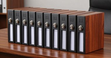 top lockable document organizers