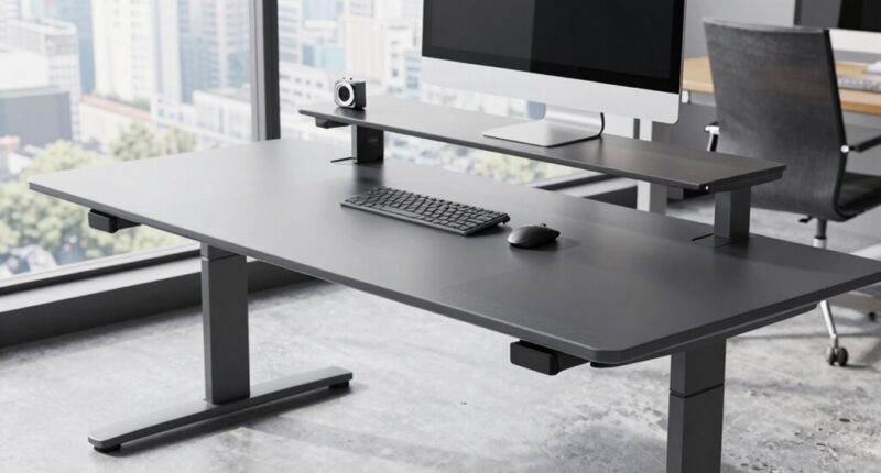top wide sit stand converters