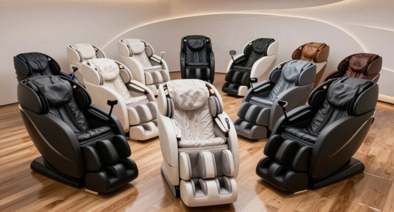 top zero gravity massage chairs