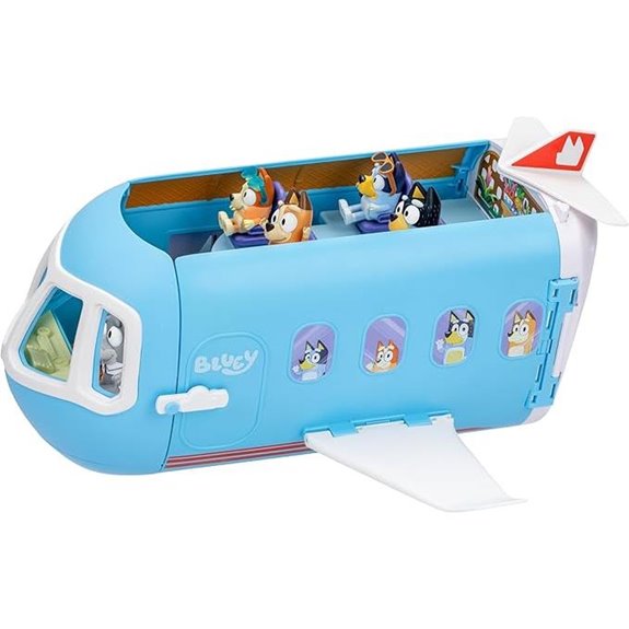 Bluey 3-in-1 Transforming Airplane Playset with Figure