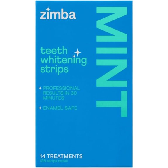 Zimba Vegan Teeth Whitening Strips 28 Pack