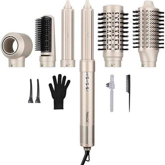 7MAGIC 6-in-1 High-Speed Hair Styler Dryer Brush