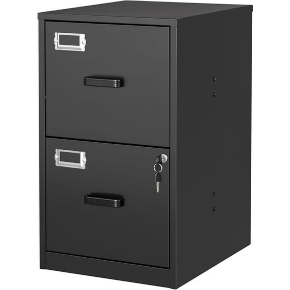 2-Drawer Locking Vertical File Cabinet