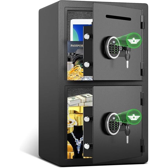 Fireproof Waterproof Digital Safe with Deposit Slot
