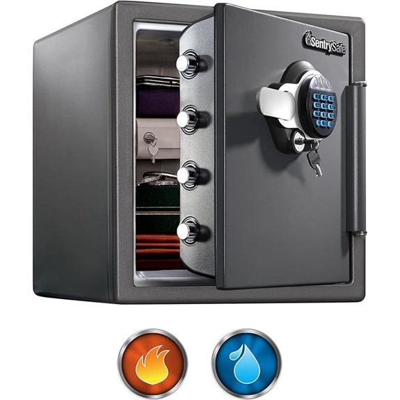 SentrySafe Waterproof & Fireproof Steel Digital Safe