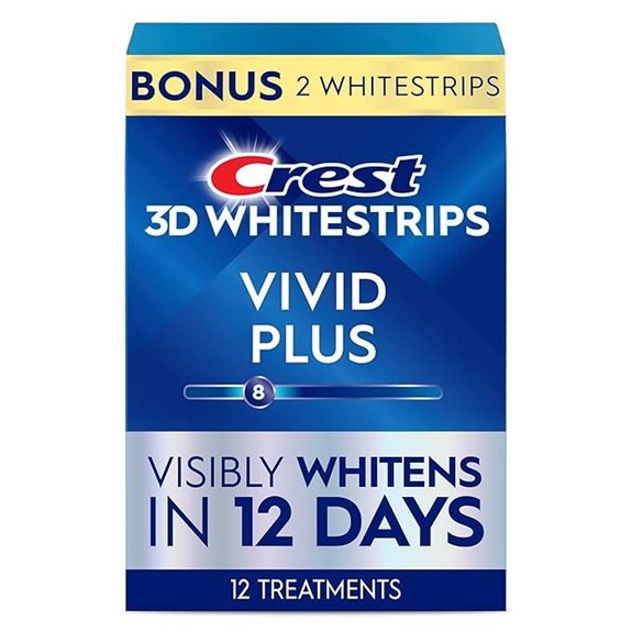 Crest 3D Whitestrips Vivid Plus Teeth Whitening Kit