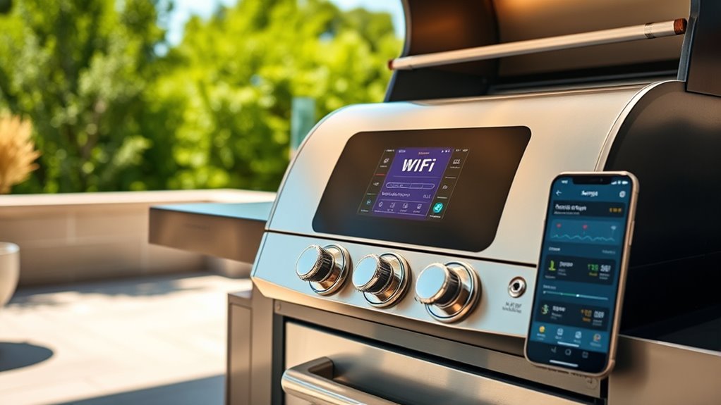 wifi enabled reliable grilling