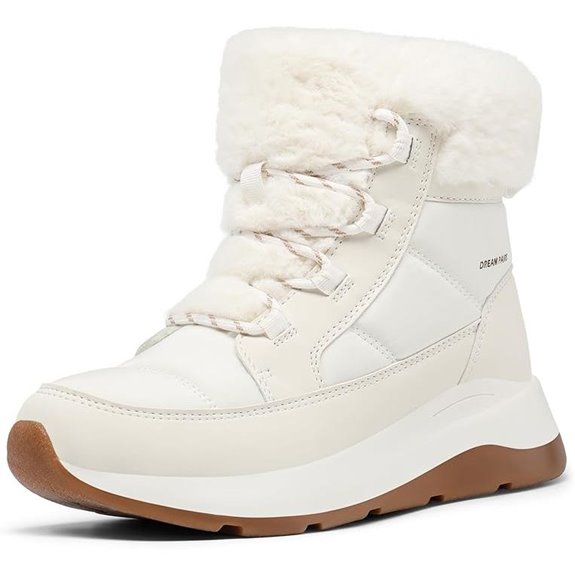 Dream Pairs Women's Faux Fur Waterproof Snow Boots