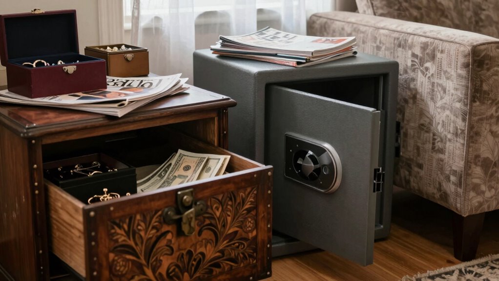 hidden yet vulnerable storage choices