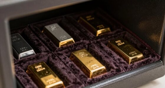 organized bullion storage method