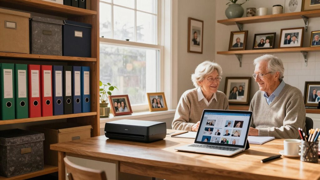 organized protected family memorabilia