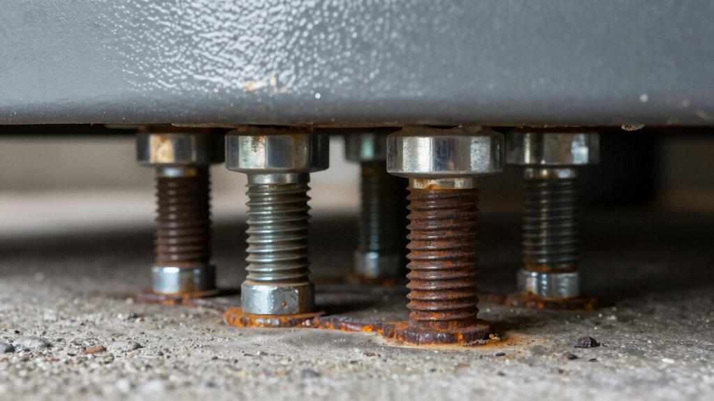 secure anchored safe placement