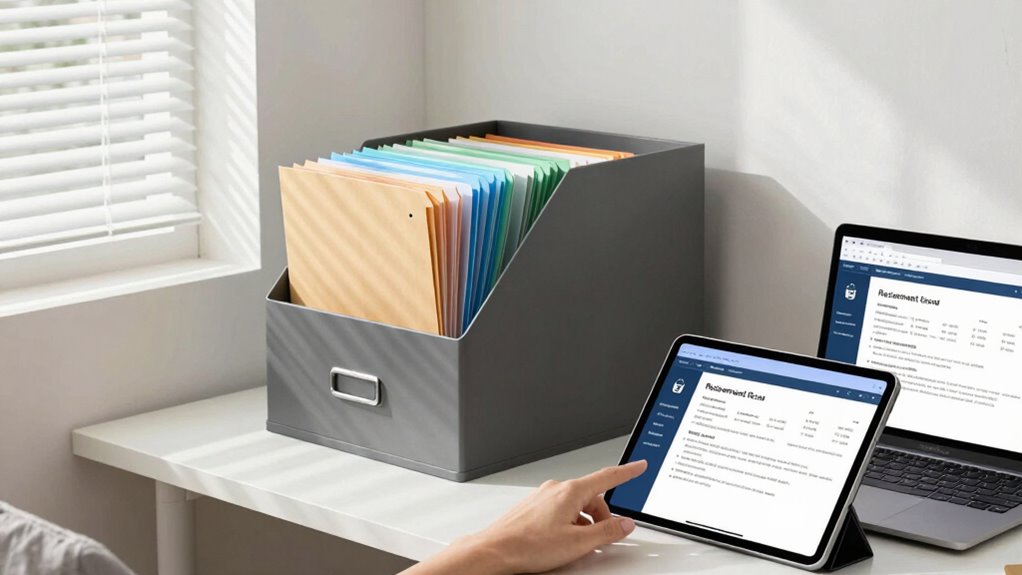 secure digital retirement records