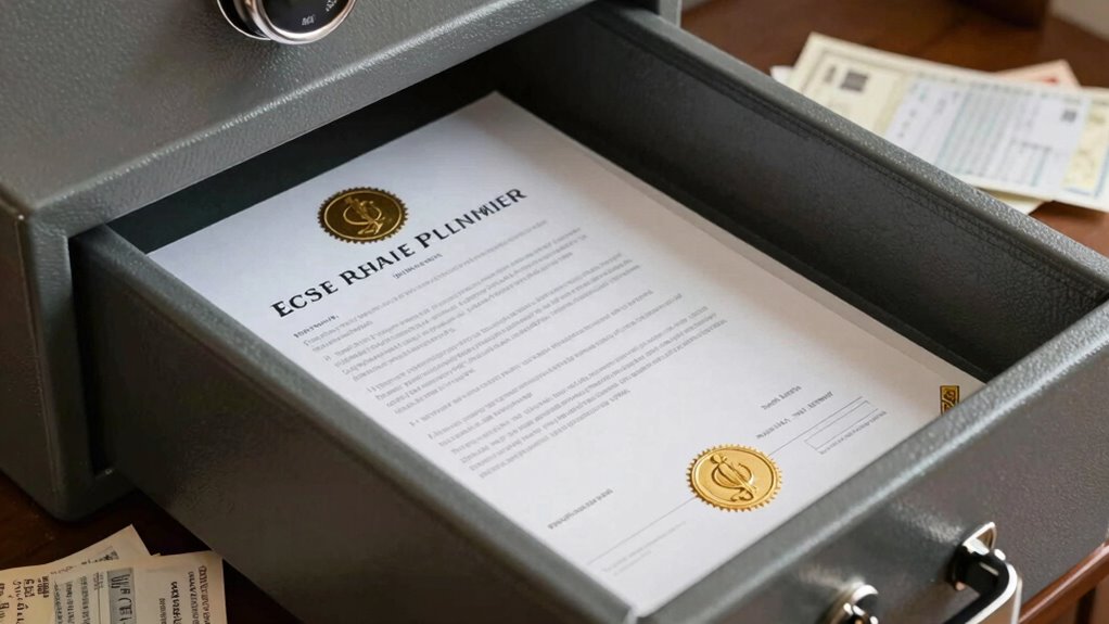 secure estate document storage