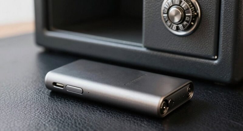 secure hardware wallet storage