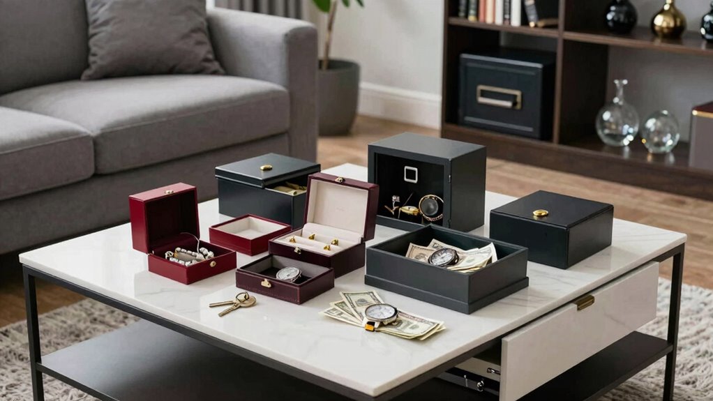 secure organized valuables storage