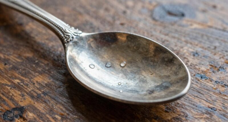 silver shows moisture signs
