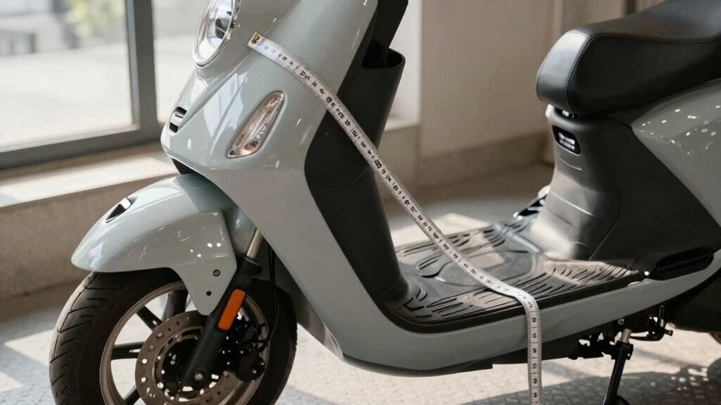 accurate scooter dimension measurements