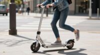 scooter turning radius impact