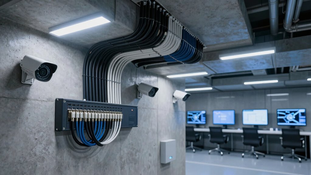 secure wired network monitoring