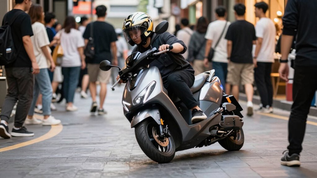 small radius enhances indoor maneuverability