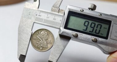 caliper enhances coin inspection
