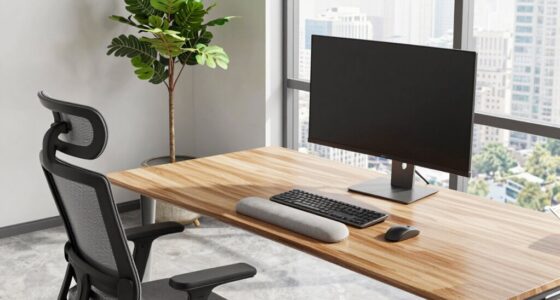 comfortable office workspace