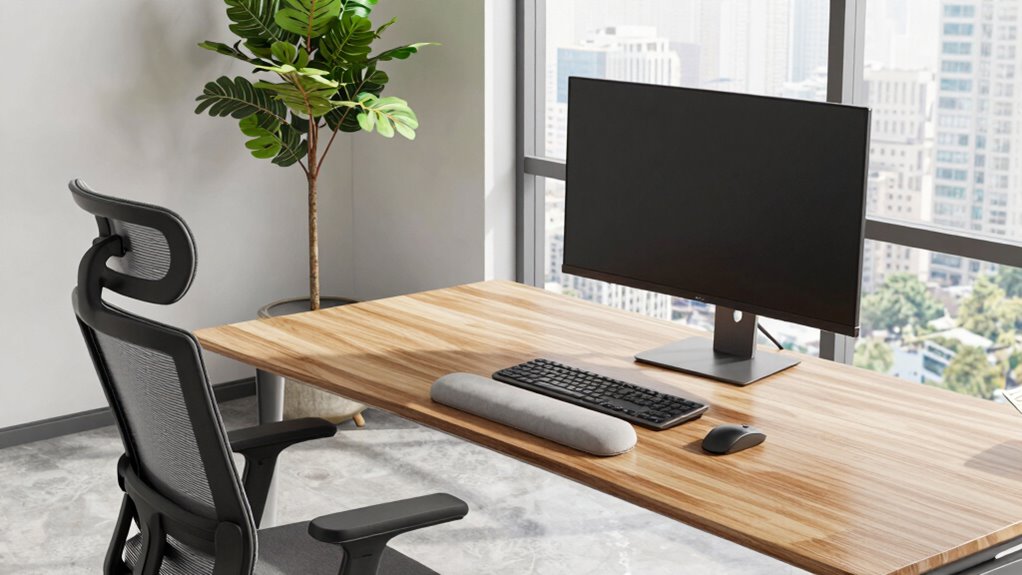 comfortable office workspace