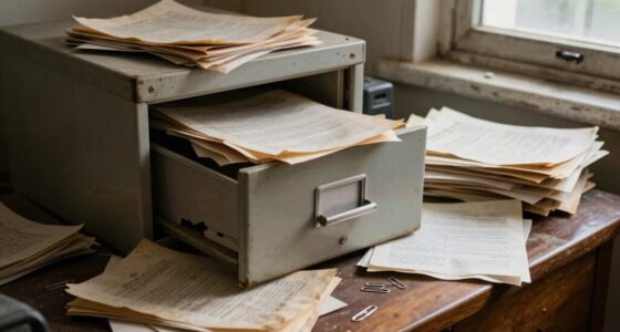damaged estate documents over time