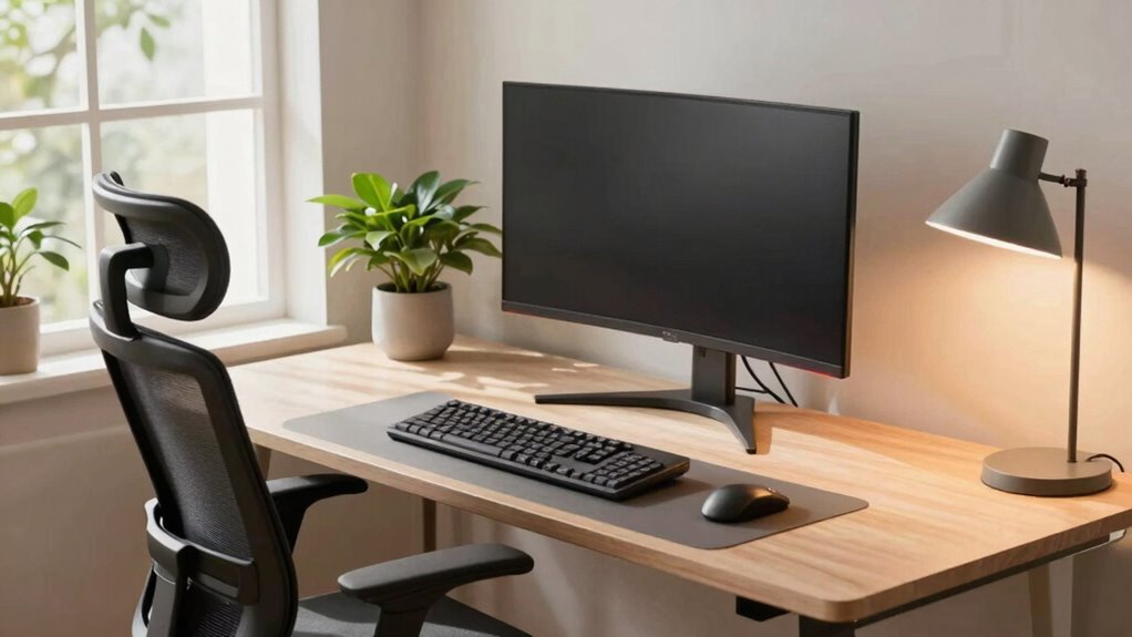 ergonomic workspace for health