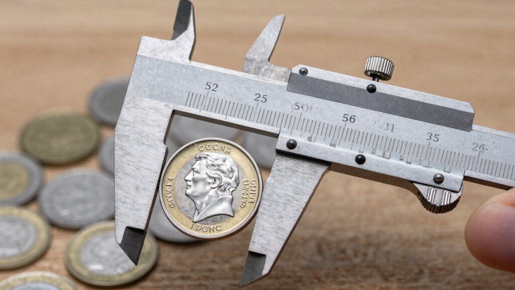 precise coin measurement verification