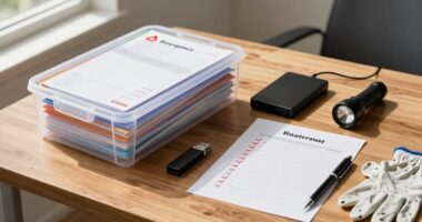prepare emergency records kit