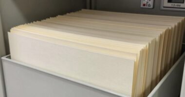 preserve documents with acid free storage