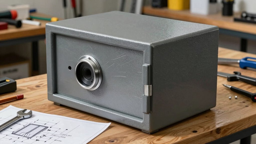 secure fireproof safe anchoring