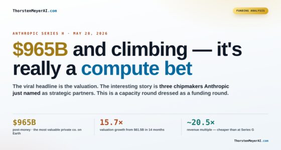 Anthropic’s Massive Series H: The Compute Revolution in AI Investment